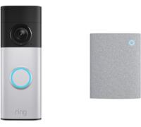Ring Battery Video Doorbell Plus (2nd Gen) & Chime (3rd Gen) - Nickel Silver