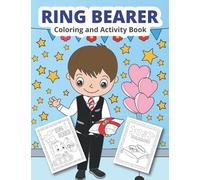 Ring Bearer Coloring and Activity Book: Wedding coloring and activity book for boys