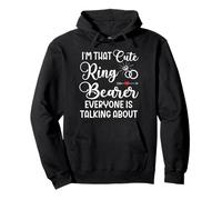 Ring Bearer I'm That Cute Wedding Party Security Pullover Hoodie