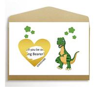 Ring Bearer Scratch Off Proposal Card, Dinosaur Ring Bearer Proposal Card, Will You Be Our Ring Bearer Card