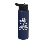Ring Bearer Security Ring Security Ring Bearer Stainless Steel Insulated Water Bottle