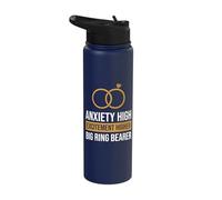 Ring Bearer Security Ring Security Ring Bearer Stainless Steel Insulated Water Bottle