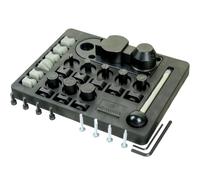 Ring Bender Ring Bending Machine with Nylon Dies Mandrel Sizer Belt Multi-Functional Earring Tool