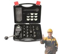 Ring Bender Tool for Spoon Rings Heavy Duty - Pro-Grade Metal Wire Bending Jig Set w/Adjustable Nylon Dies, Jewelry Making Kit for DIY Rings, Earrings & Custom Metal Crafting (Fourth Generation)