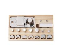 Ring Bending Tool Kit for Jewelry Making and Metalworking with Adjustable Versatile Design and Durable Construction (Beige, 25.5X14.5cm)