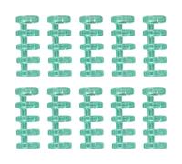 Ring Binder 100Pcs Binding Spines Snap Split Binder Rings Learning Cards A4 A5 A6 Notebook Loose Leaf Stationery Office Supplies Plastic(Green)