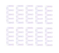 Ring Binder 100Pcs Binding Spines Snap Split Binder Rings Learning Cards A4 A5 A6 Notebook Loose Leaf Stationery Office Supplies Plastic(Purple)