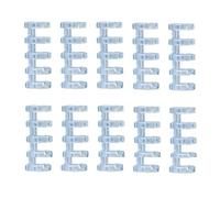 Ring Binder 100Pcs Binding Spines Snap Split Binder Rings Learning Cards A4 A5 A6 Notebook Loose Leaf Stationery Office Supplies Plastic(Blue)