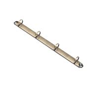 Ring Binder 20pcs A4/B5/A5/A6/A7 Metal Ring Binder Refillable Notebook Binding Hoops Loose-Leaf File Folder Stationery Office Supplies(A4-Green Bronze)