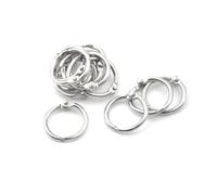 Ring Binder 250Pcs Metal Staple Book Albums Loose-Leaf Hoops Loose Leaf Keychain Office Binding Supplies