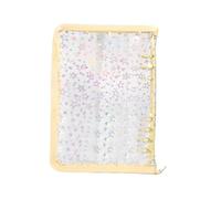 Ring Binder - A5 161g Cash Envelope Binder | PVC Savings Challenge Budget Planner, Transparent Zipper Sticker Album, Flexible Cash Stuffing Envelopes Binders Pockets for Cards Receipts Tickets Small