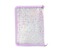 Ring Binder - A5 161G Money Envelope Folder | Savings Challenge Budget Planner Made of PVC, Transparent Album with Zip Stickers, Flexible Envelopes with Cash Filling, Folder Pockets for Cards, Quitt