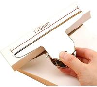 Ring Binder Clips, Extra Large Bulldog Clips, Metal Stainless Steel Hinge Clip Folder Binder 145mm(145mm*12pcs)