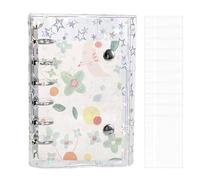 Ring Binder for Notebook, Waterproof Star Design Binder with Loose Leaf for Family, Students, Teachers, Travel, L, Outdoor, Home, Travel, etc