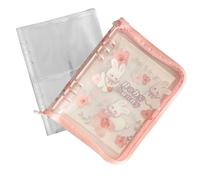 Ring Binder Notebook - A5, Portable 6 Ring Collection Folder Organizer | Compact Stationery Storage System, Functional Office Solution for On the Go