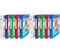 Ring Binder Oxford Polyvision A4 Blue/Pink/Purple/Green, Assorted Colors, 1 Piece (Pack of 2)