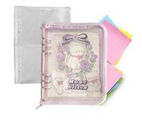 Ring Binder | Portable A5 6 Rings Collector's Collection - School Folder | For Family, Teachers, School, Commuters, Home, Classroom, Travel and Use