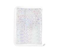 Ring Binder Refillable - Zipper Card Storage Binders - Zipper Sticker Notebook for Cards Receipts Tickets Small Accessories Students Teachers Project Managers Students Office