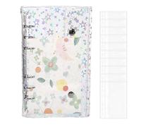 Ring Binder | Waterproof Organizer with Star Print - Office File Holders - For Family Teacher School Classroom Home Travel Outdoor Indoor