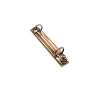Ring binding, A5 ring binder Ring Binder Mechanism 8 Pieces A7 Detachable Buckle Loose Leaf Strip for Handbook Album(Red Bronze)