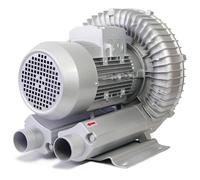 Ring Blower for Fish Tank Regenerative Blower,110V/220V 50Hz Single Phase, High-Pressure Vortex Ring Blower, Industrial Vacuum Pump Aluminum,220V-370W