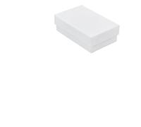 Ring Box 24 Packs Necklace Ring Box 3.5x2.75x1 Inch Brown Kraft Cardboard Jewelry Boxes Rectangle For Wedding(Color03)
