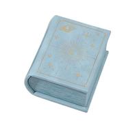 Ring Box | Book Shape Jewelry Storage Box | Wedding Ring Box with Magnetic Closure - For Women Men Travel Birthday Gift Wedding Christmas Engagement