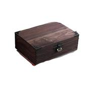 Ring Box Sundries Organizer Bin Jewelry Home Cosmetic Boxes Black Walnut Solid Wood Storage Box Ring Boxes For Jewellery(Type-F)