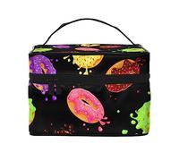 Ring Bread with Jam Travel Makeup Bag - Elegant and Spacious Cosmetic Organizer for On-The-Go