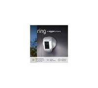 Ring Cam Pro Spotlight Hardwired Outdoor Camera LED White