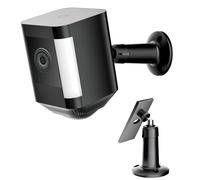 Ring Camera Mount, Adjustable Bracket Holder for Ring Spotlight Cam Plus/Pro Battery, Surveillance Camera Accessories (Black)