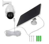 Ring Camera Solar Charger - 20w Type C Smart Sensor, 20.5cm Power Bank Ring Solar Charger, High Efficiency Energy Panel | Weatherproof Wireless Recharging Source For Home Office Balcony Patio Porch