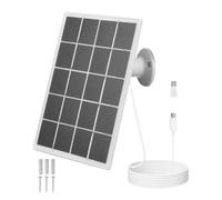 Ring Camera Solar Panel | Solar Security Camera | Solar Camera Outdoor Wireless | 10W Solar Panel Charger,IP65 Waterproof Solar Panel for Home Security System, 118 Inch Cable