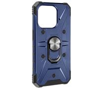 Ring Case for iPhone 15 Pro, Shockproof Bumper, Midnight Blue