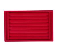 Ring case, Ring Display Holder, Ring Jewelry Container, Ring Storage Holder, Jewelry Display Takes 50-70 Rings for Presentation in The Store(red)