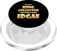 Ring Collector IDGAF Vintage Rare Jewelry Gold Wedding Rings PopSockets PopGrip for MagSafe