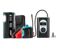RING Cordless Tyre Inflator & ULTRABOOST 1000A Jump Starter Bundle