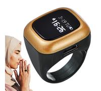 Ring Counter - Compact 2.3 x 2.7 x 3.3 cm | Finger Counter | Tasbeeh Counter1 | Digital Prayer for Dhikr, Meditation, Worship, Daily Counting, Portable Use, Travel, Mosque and Personal Spiritual