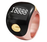 Ring Counter,Finger Tally Counter with Electronic Digital Display | Manual Counting Tool, Prayer Beads Tally Counting Tool for Meditation, Relaxation, Active Fingers