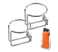 Ring Cup Drink Holder, 2pcs Wall Mounted Cup Drink Holders, Metal Ring Cup Holder, Car Bottle Holder Drink Holder For Marine Yacht Truck RV Trailer Boat Car