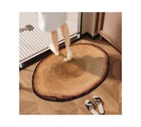 (Ring D, 40x60cm15.7x23.6in) bathroom door absorbent foot pad quick drying pad dirt-resistant non-slip bathroom foot pad room toilet floor mat