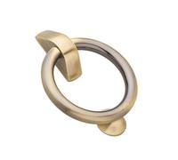 Ring Door Knocker - Antique Brass - 110 X 143mm - Hardware Solutions