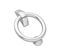 Ring Door Knocker - Satin Chrome - 110 X 143mm - Hardware Solutions