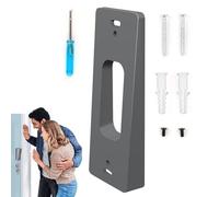 Ring Doorbell Bracket - Anti-Theft Mounting Plate - Smart Video Doorbell Holder | Adjustable Mount for Camera Doorbell Installation | Sturdy Holder Bracket for Home Entry Monitoring and Safety Setup