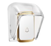 Ring Doorbell Cover, Splashproof Transparent Shield, 3.82x2.52 Inches Compact Waterproof, Wireless Doorbell Protector for Outdoor Entry Access Control Use, Clear Color