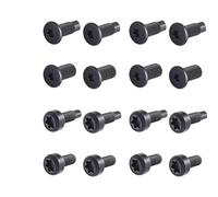 Ring Doorbell Replacement Security Screws Set, 16-Piece T16 & T5 Short/Long Black Carbon Steel Screws for Ring Doorbell, Doorbell 2, and Doorbell Pro