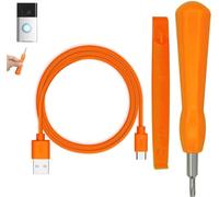 Ring Doorbell Screwdriver Replacement & Charger Charging Cable Cord, Double-Ended Screwdriver for Doorbell Replacement Bit Fit for All Doorbells Include Video Doorbell,Video Doorbell 2 3 Pro and Elite