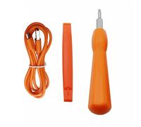 Ring Doorbell Screwdriver Replacement with Charging Cable Cord - Double-Ended T6 T15 Torx Screwdriver for All Ring Doorbell Models - Compatible with Video Doorbell, Doorbell 2/3/Pro