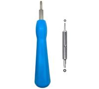Ring Doorbell Screwdriver Tool Kit - Double-Ended Torx T6 & T15 for Battery Change, Wi-Fi Reset, and Replacement - Fits Ring Video Doorbell, Camera, 2, 3, 3+, 4, Plus, Pro, Elite, Security (Blue)