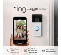 Ring Wireless Video Doorbell - 2024 - 3rd Gen - Satin Nickel